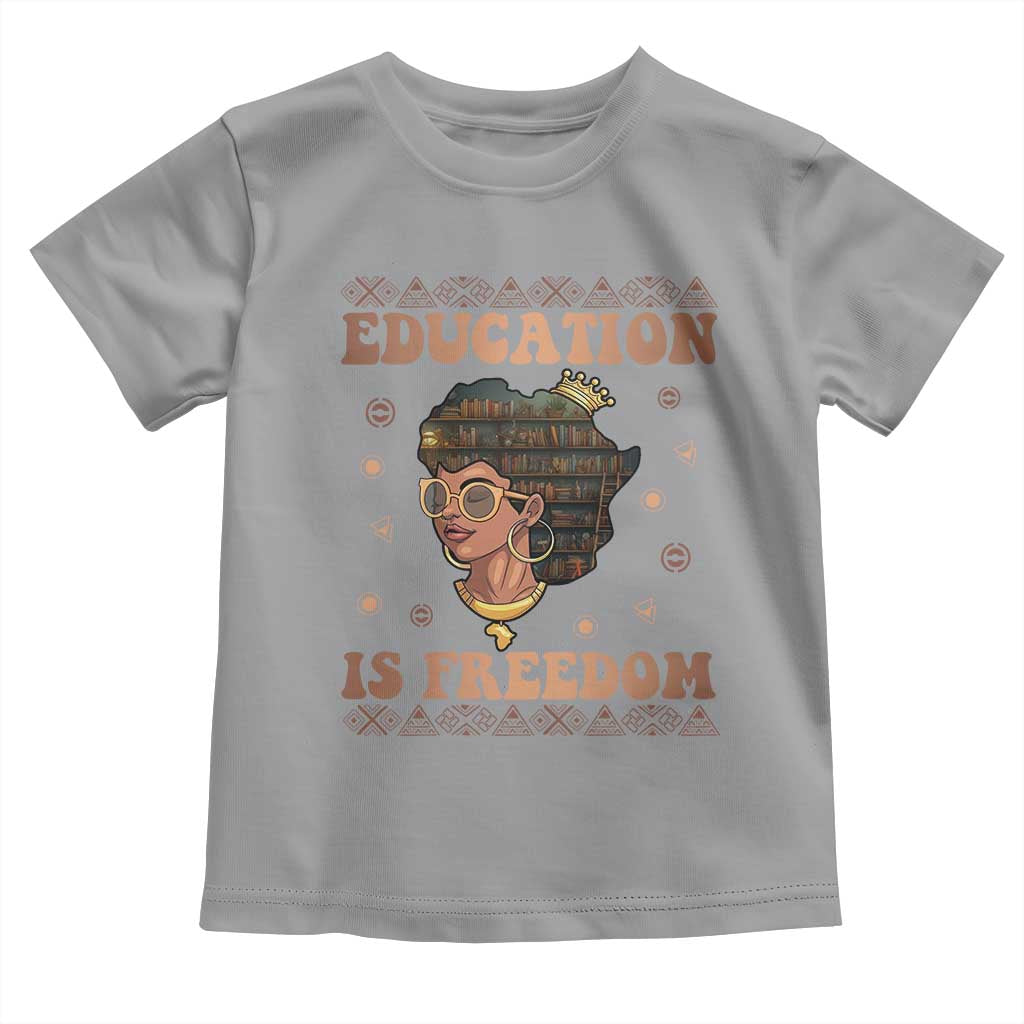 Black Teacher Baby Shirt Education Is Freedom Black History
