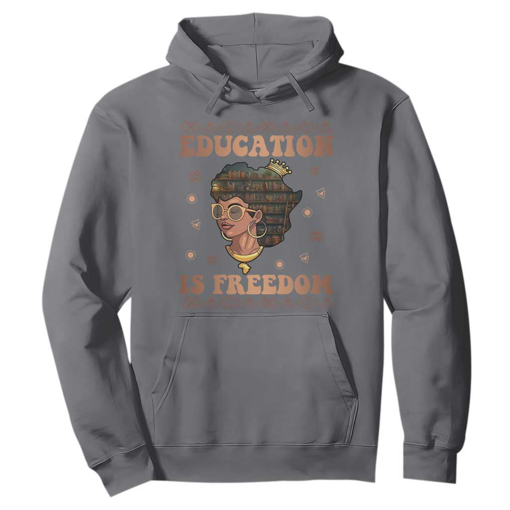 Black Teacher Hoodie Education Is Freedom Black History