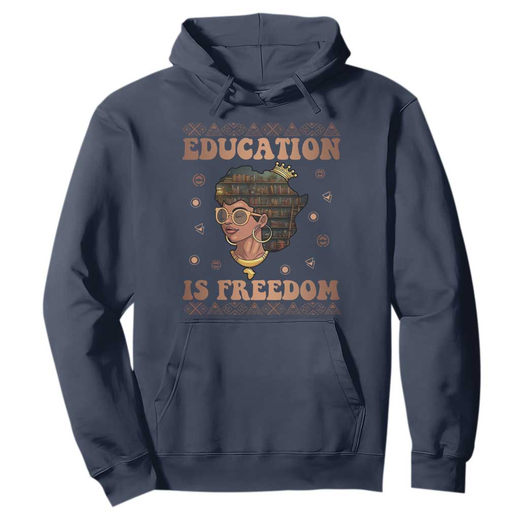 Black Teacher Hoodie Education Is Freedom Black History