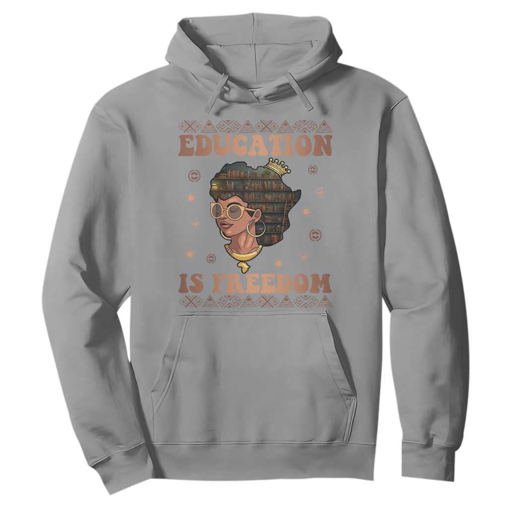 Black Teacher Hoodie Education Is Freedom Black History