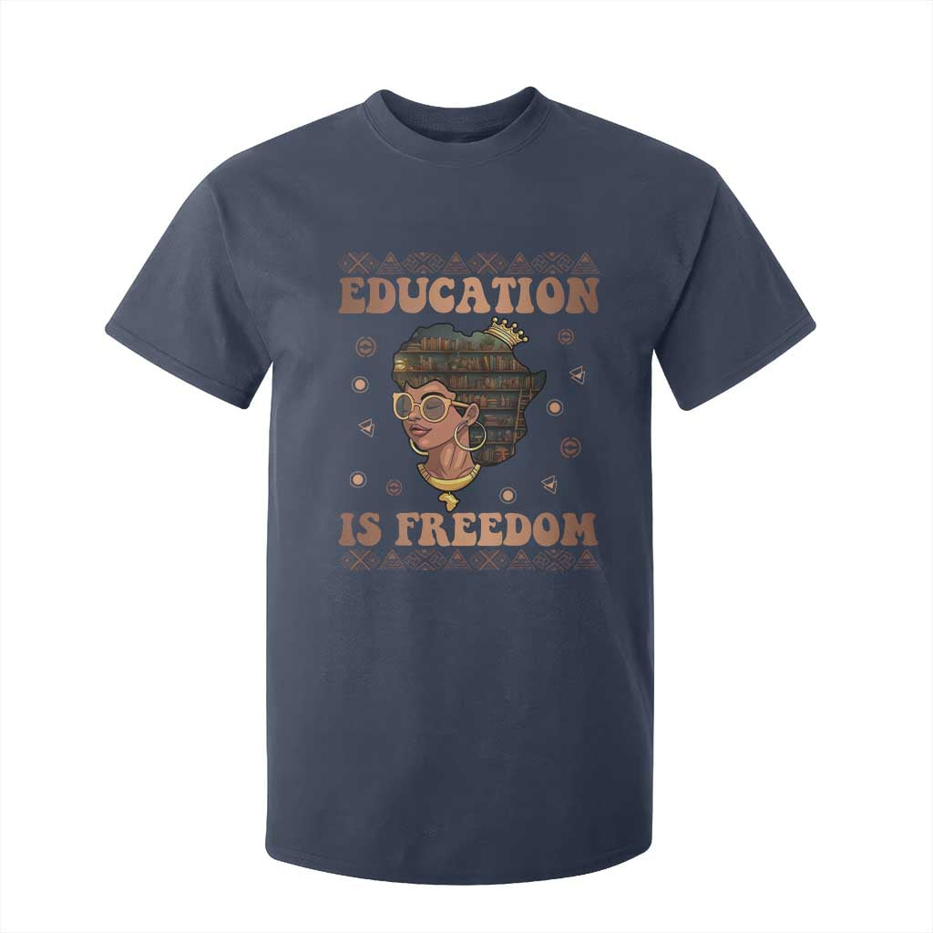 Black Teacher T Shirt For Kid Education Is Freedom Black History
