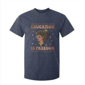 Black Teacher T Shirt For Kid Education Is Freedom Black History