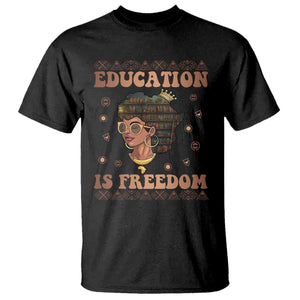 Black Teacher T Shirt Education Is Freedom Black History