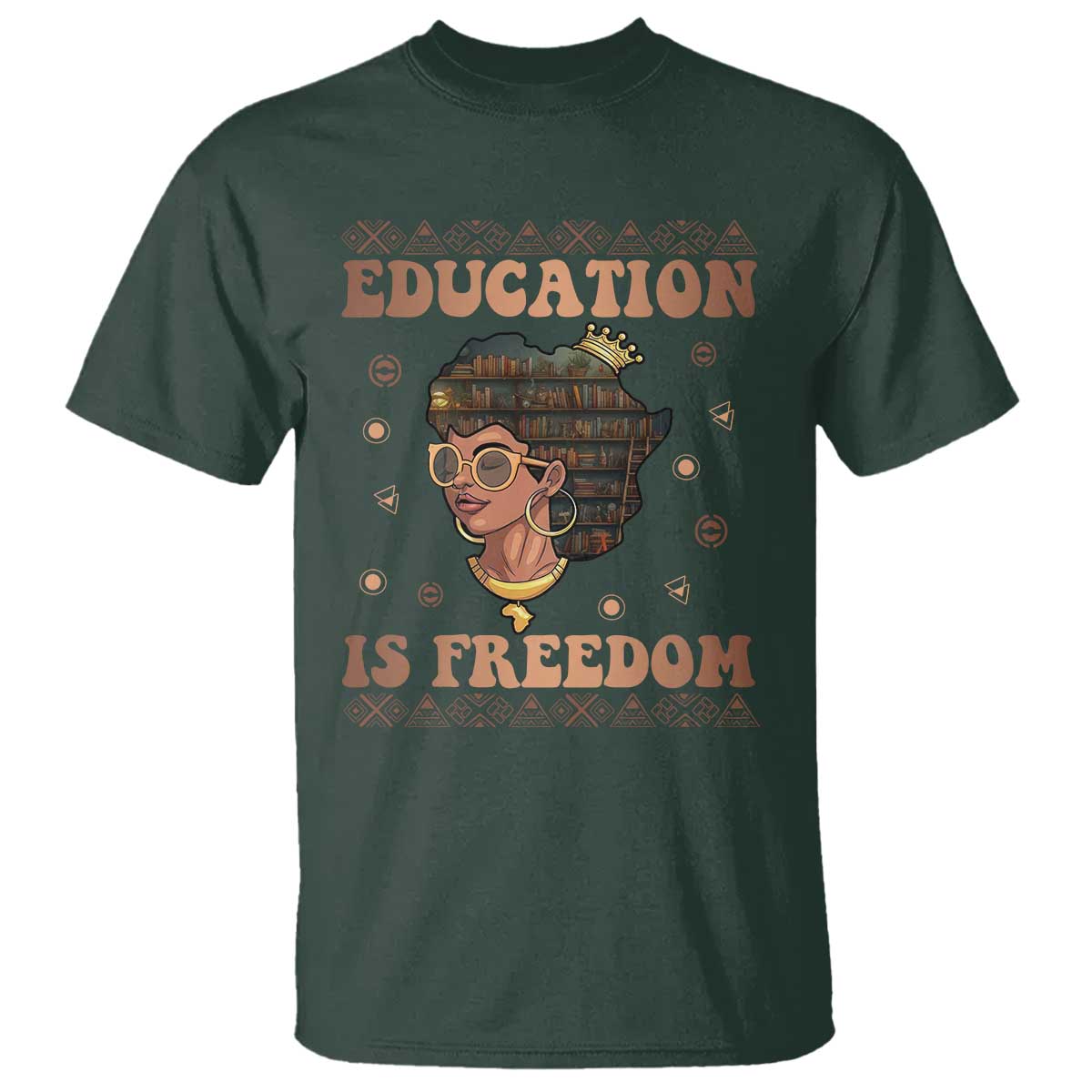 Black Teacher T Shirt Education Is Freedom Black History
