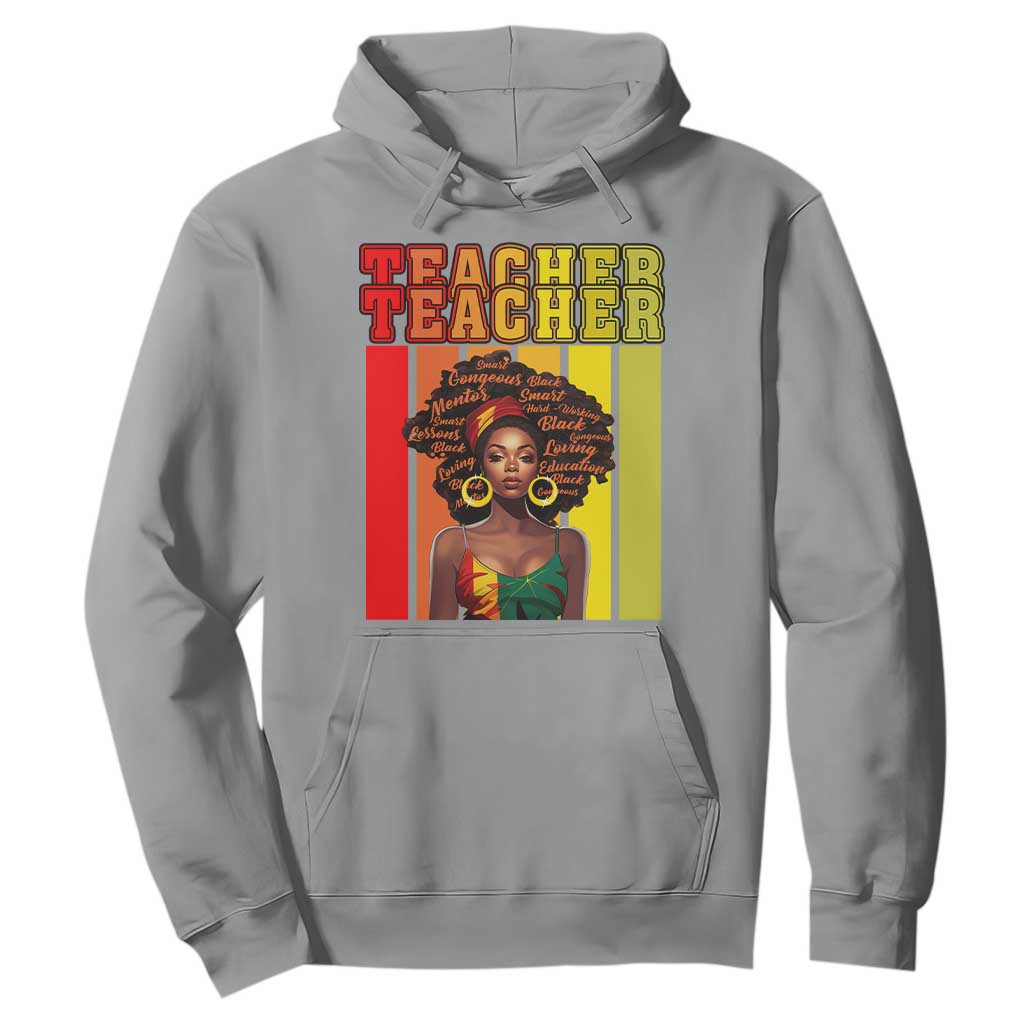 Black Teacher Hoodie Women African Americans School Educate