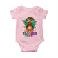Black Teacher Life Baby Onesie Messy Bun African American Educate