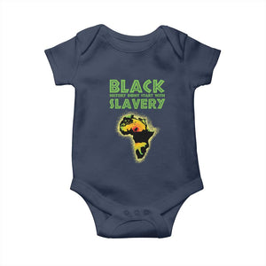 Black Freedom Baby Onesie Black History Didn't Start With Slavery African American