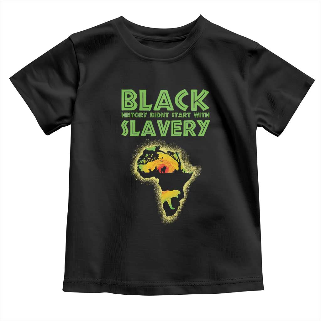 Black Freedom Baby Shirt Black History Didn't Start With Slavery African American