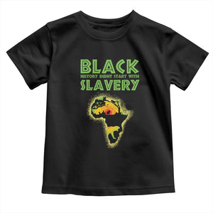 Black Freedom Baby Shirt Black History Didn't Start With Slavery African American