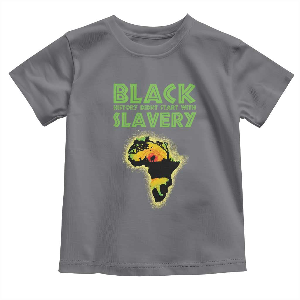 Black Freedom Baby Shirt Black History Didn't Start With Slavery African American