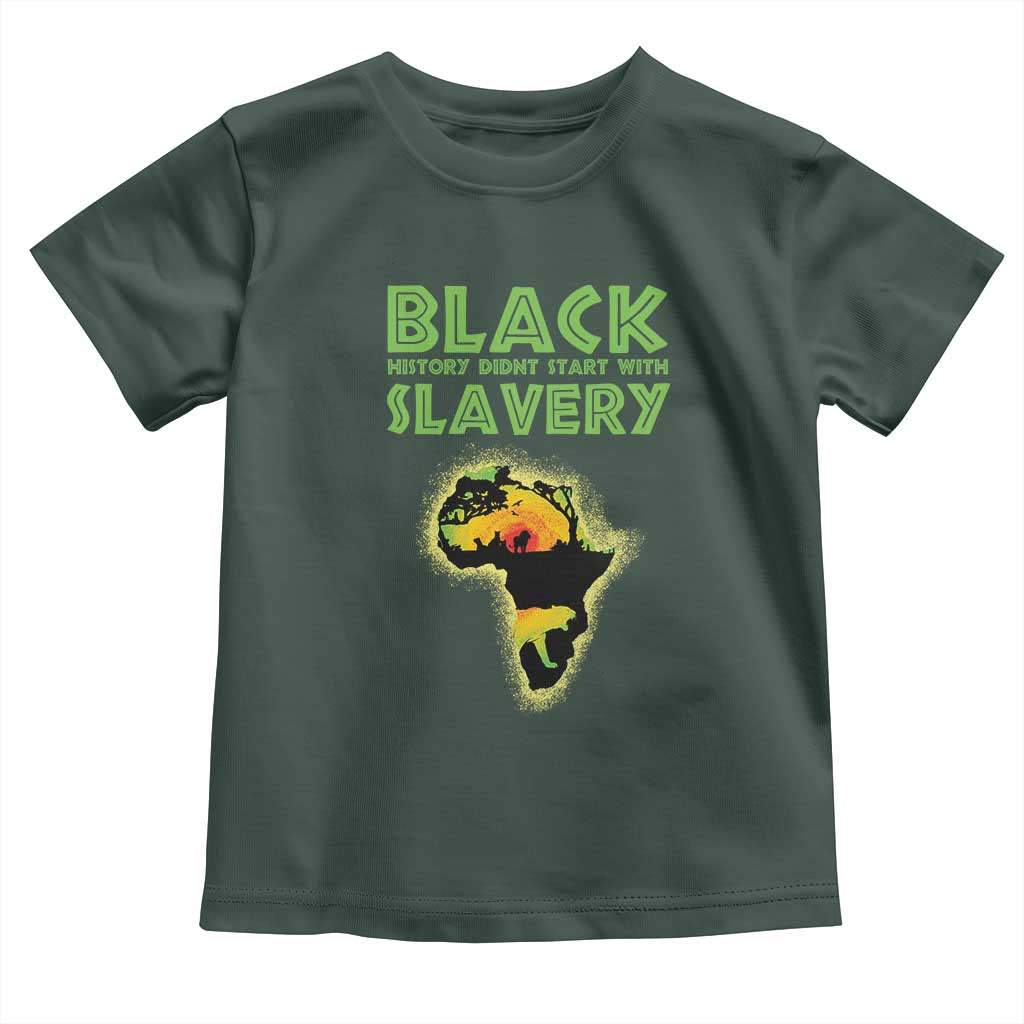 Black Freedom Baby Shirt Black History Didn't Start With Slavery African American