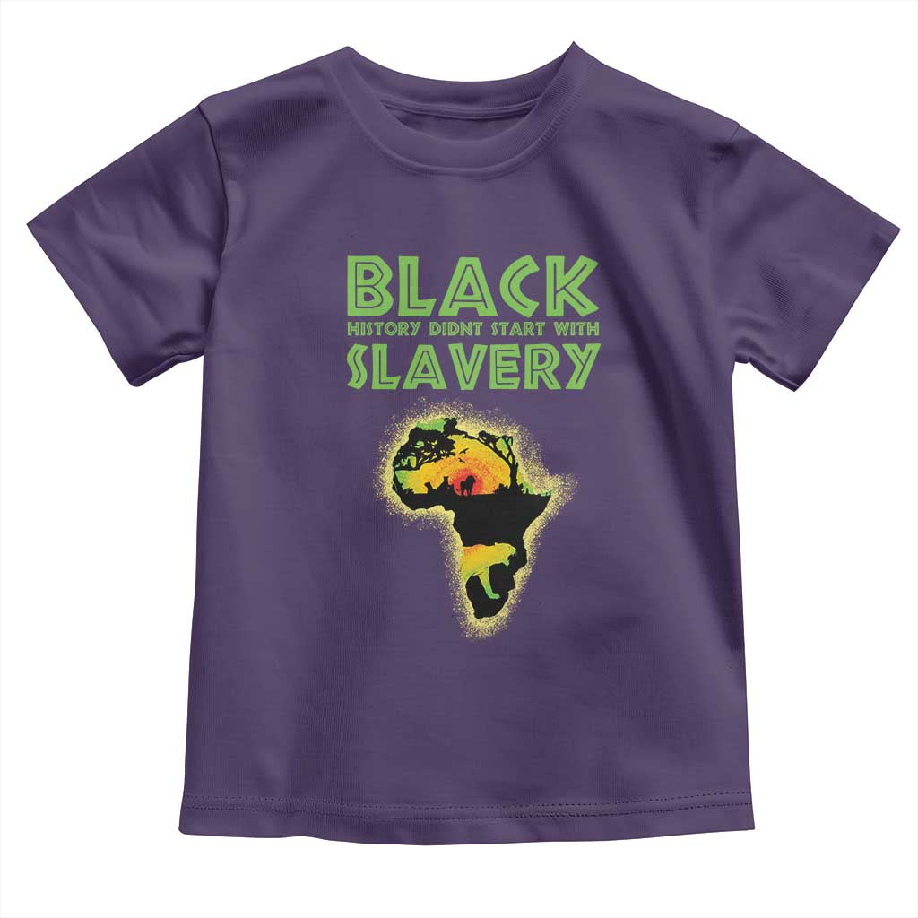 Black Freedom Baby Shirt Black History Didn't Start With Slavery African American