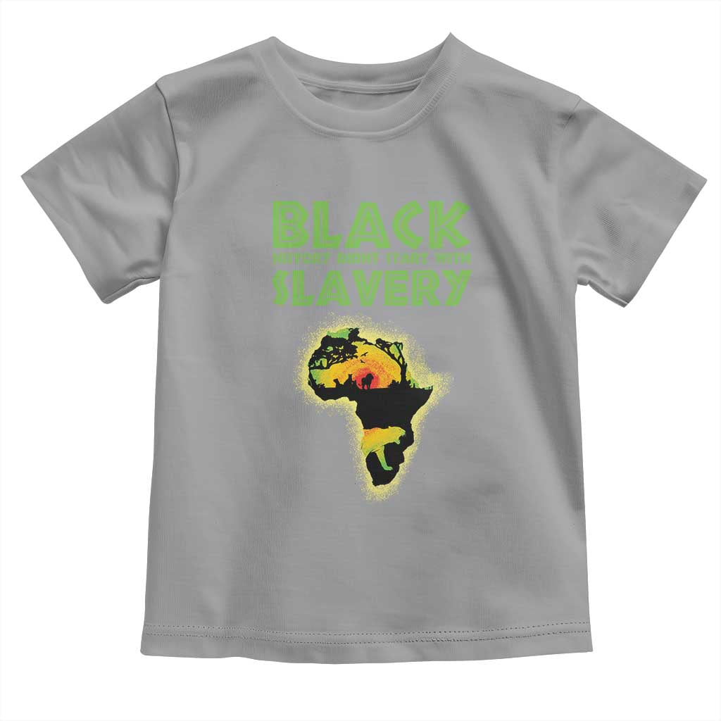 Black Freedom Baby Shirt Black History Didn't Start With Slavery African American
