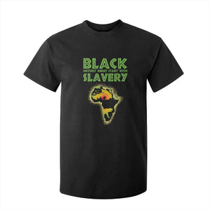 Black Freedom T Shirt For Kid Black History Didn't Start With Slavery African American