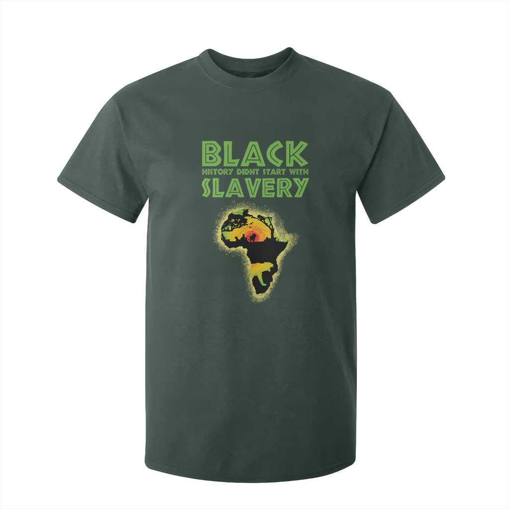 Black Freedom T Shirt For Kid Black History Didn't Start With Slavery African American