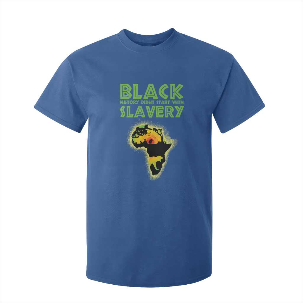 Black Freedom T Shirt For Kid Black History Didn't Start With Slavery African American
