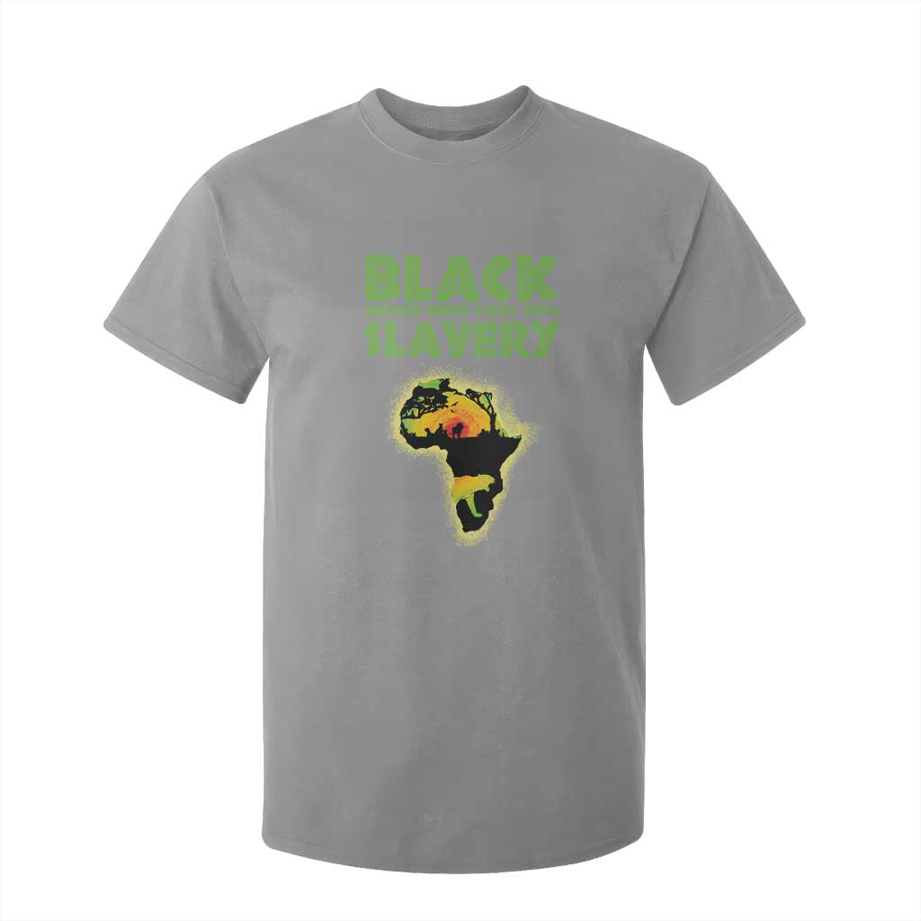 Black Freedom T Shirt For Kid Black History Didn't Start With Slavery African American