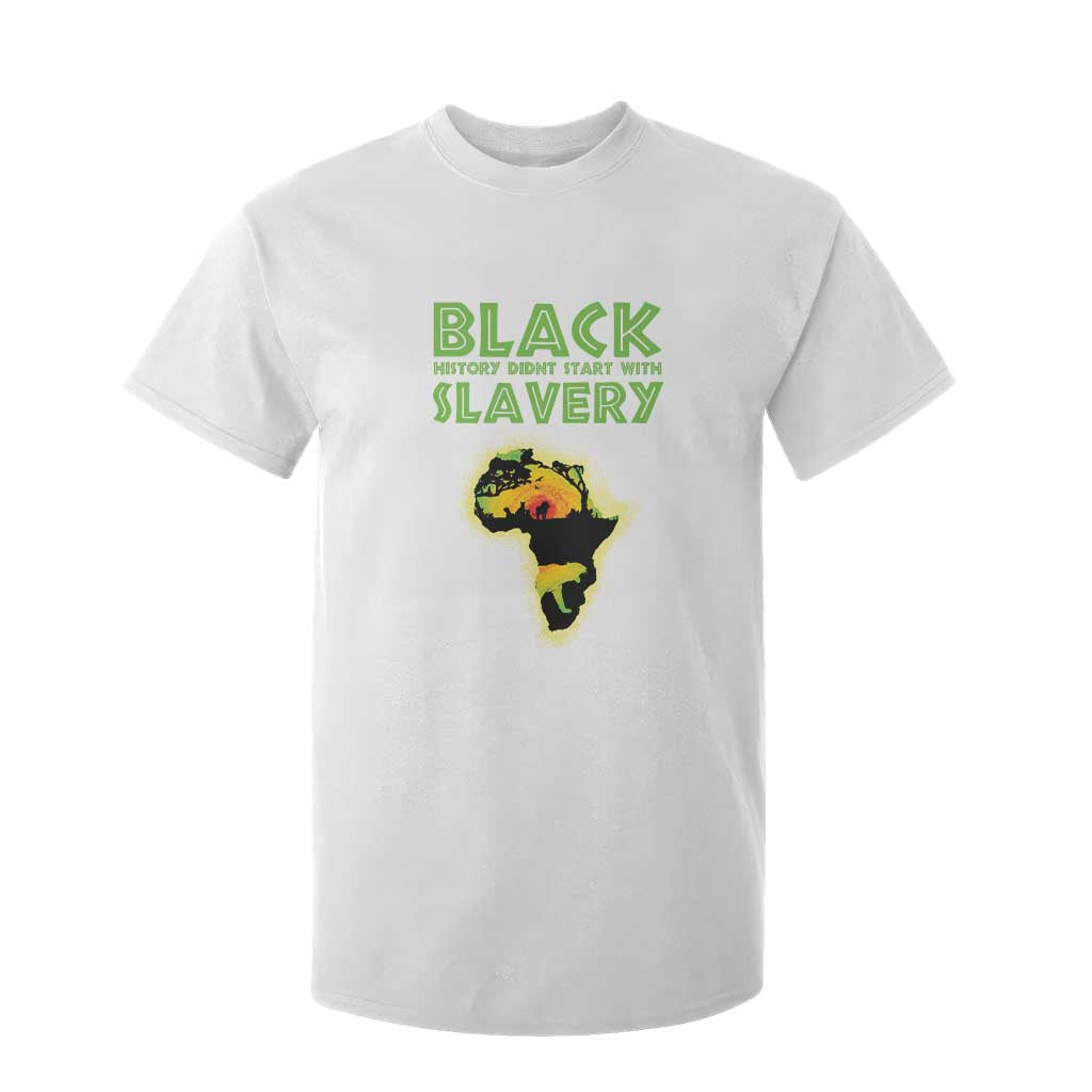 Black Freedom T Shirt For Kid Black History Didn't Start With Slavery African American