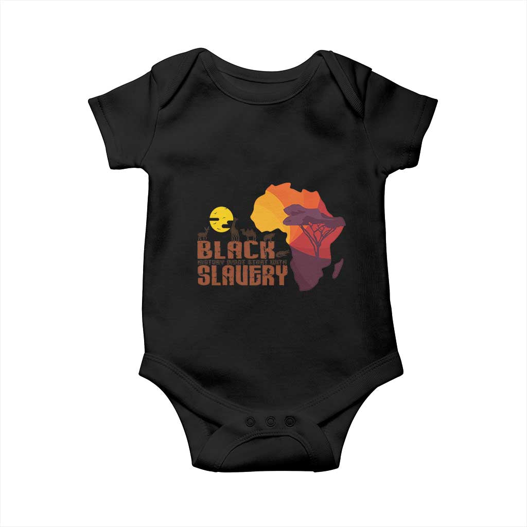 Black Pride Baby Onesie Black History Didn't Start With Slavery African American