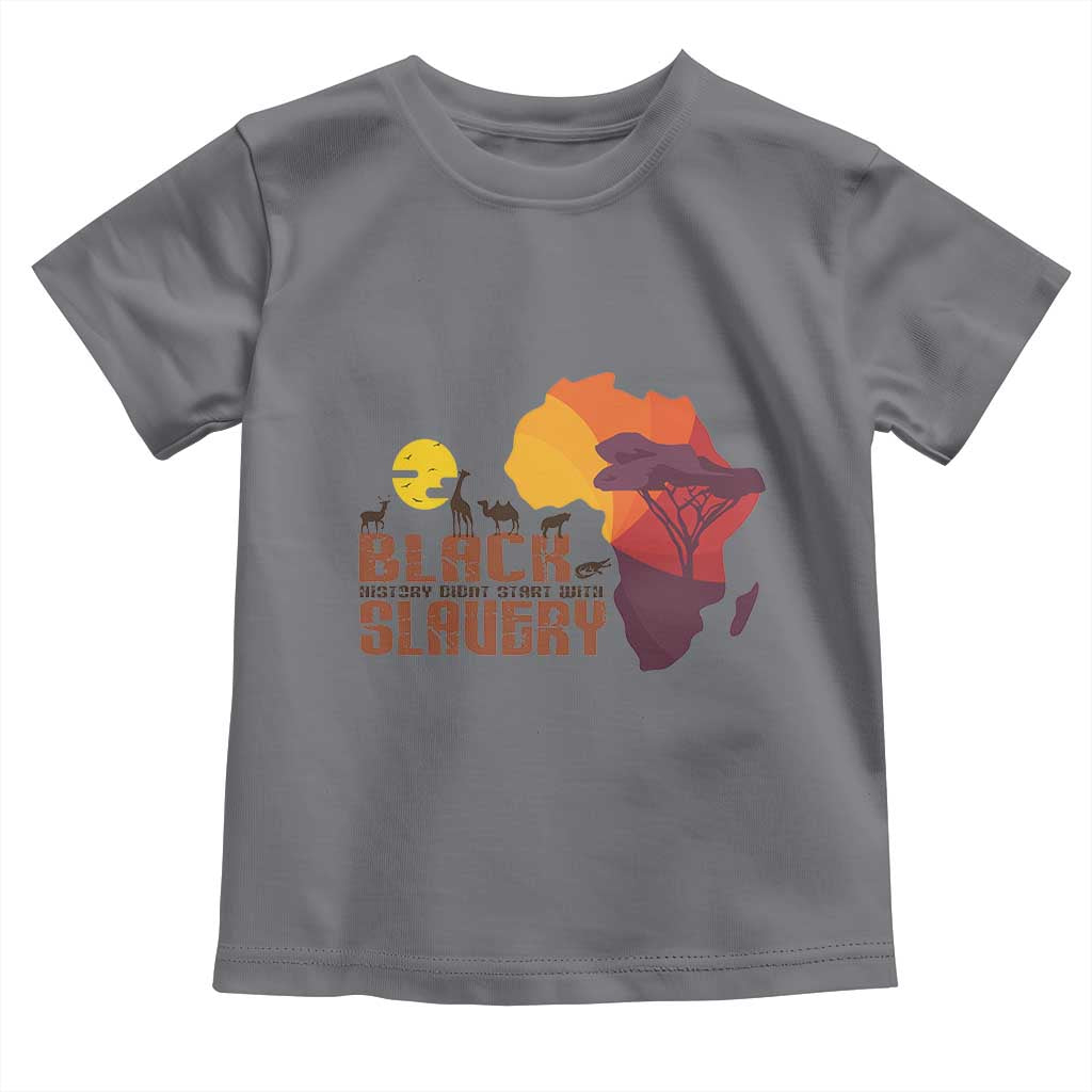 Black Pride Baby Shirt Black History Didn't Start With Slavery African American