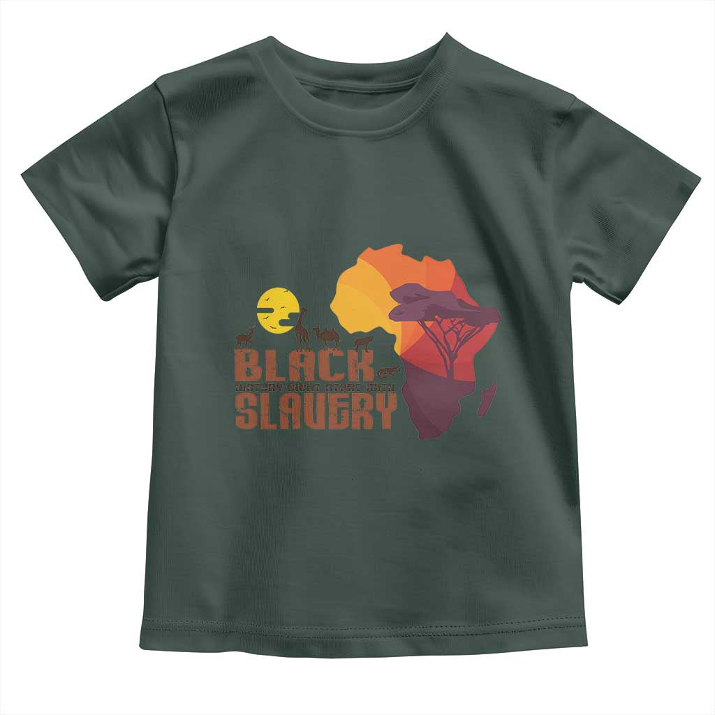 Black Pride Baby Shirt Black History Didn't Start With Slavery African American
