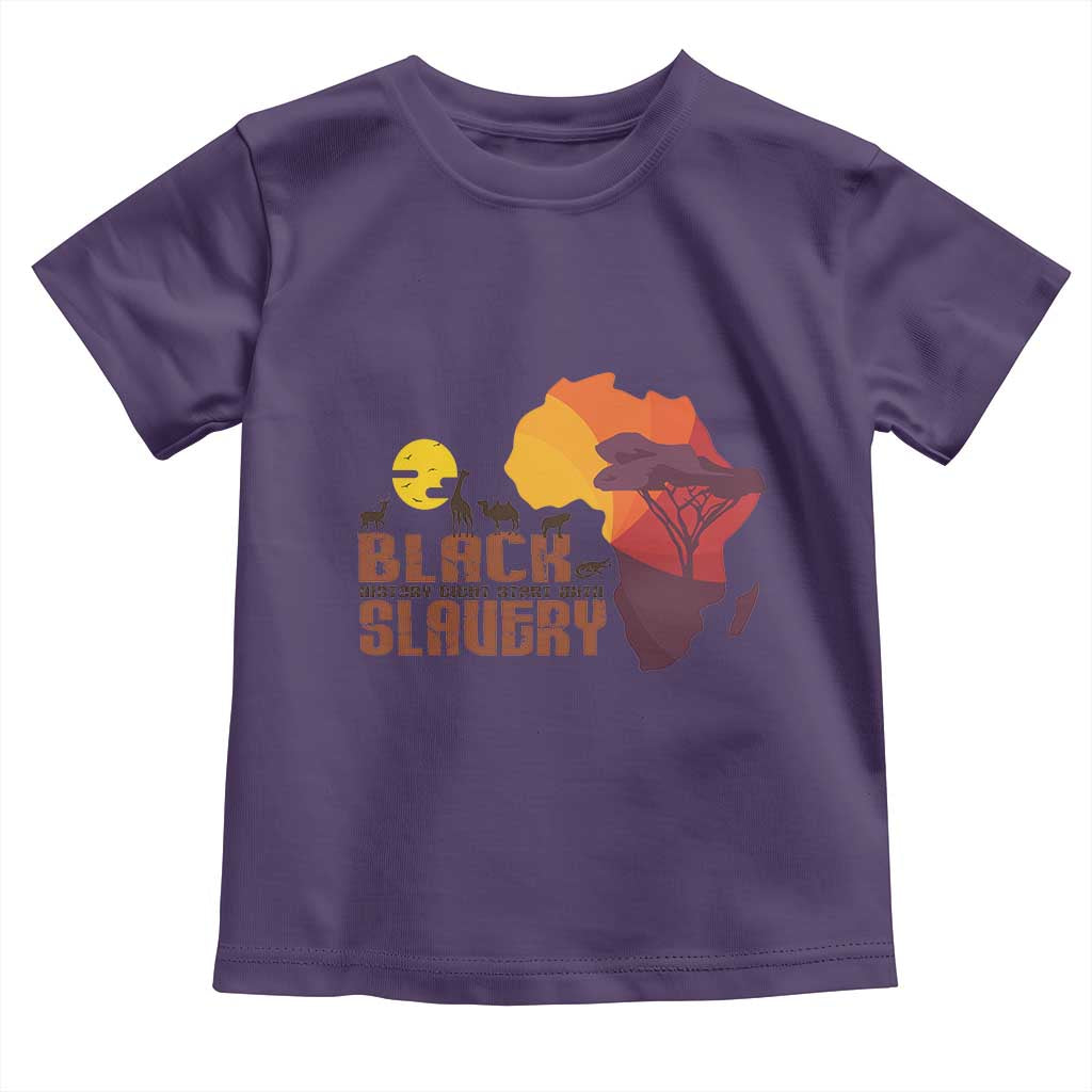 Black Pride Baby Shirt Black History Didn't Start With Slavery African American