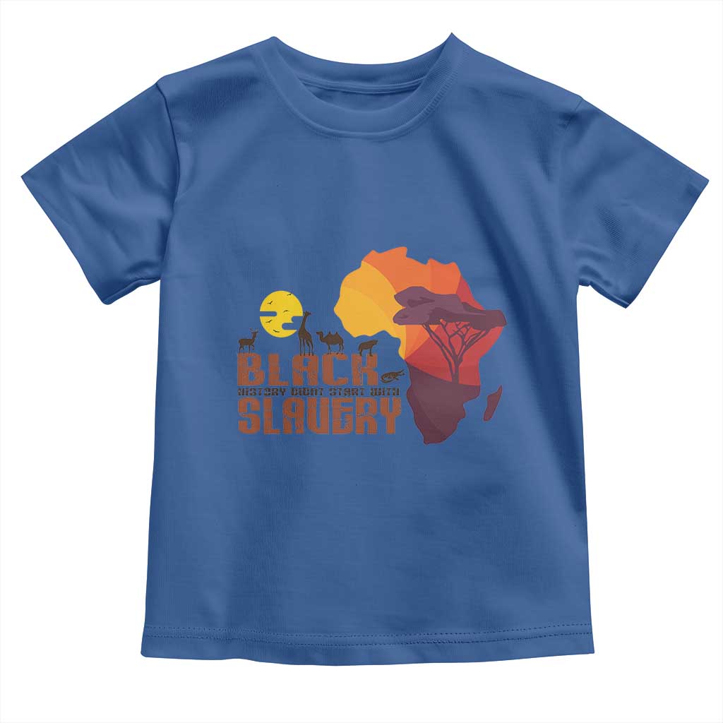 Black Pride Baby Shirt Black History Didn't Start With Slavery African American