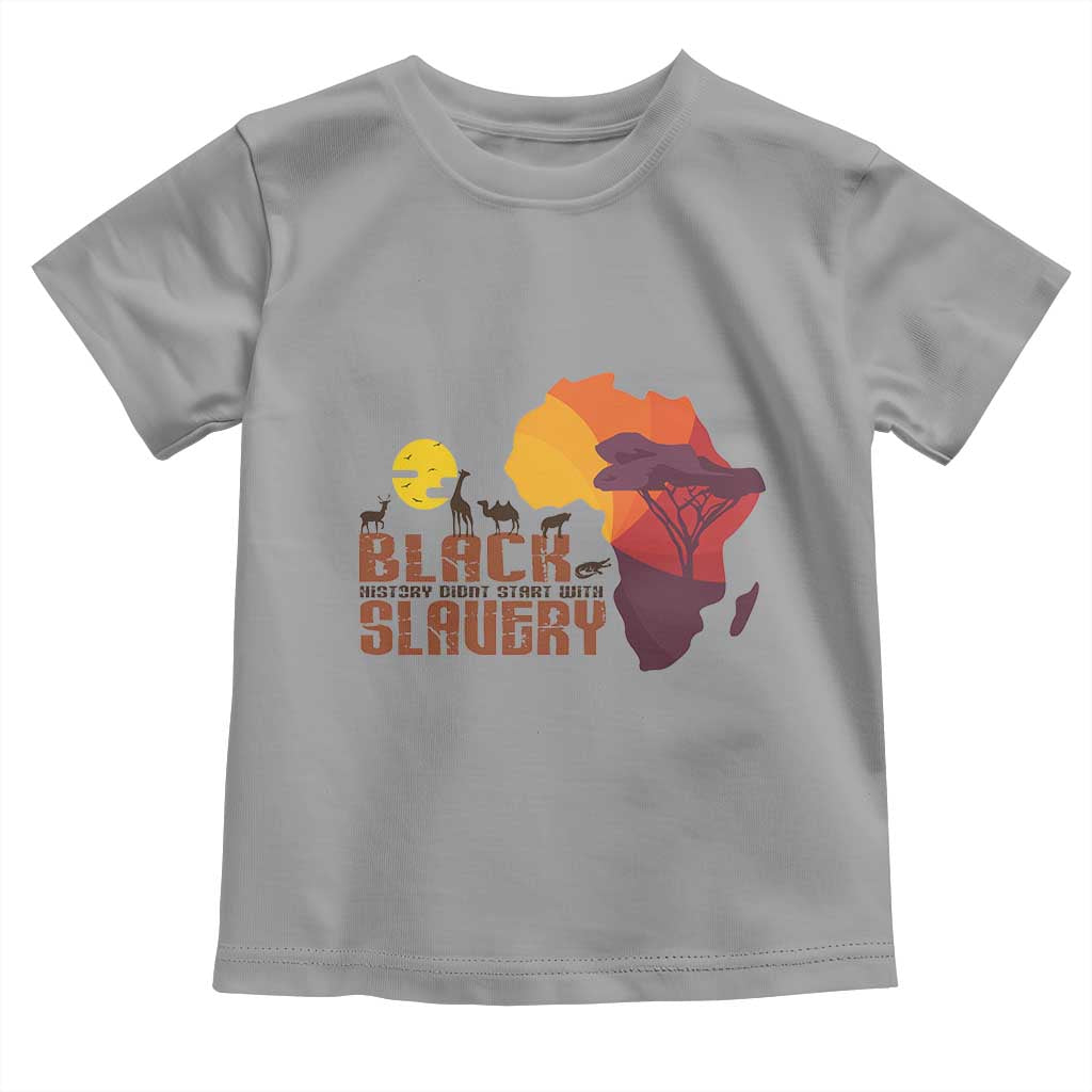 Black Pride Baby Shirt Black History Didn't Start With Slavery African American