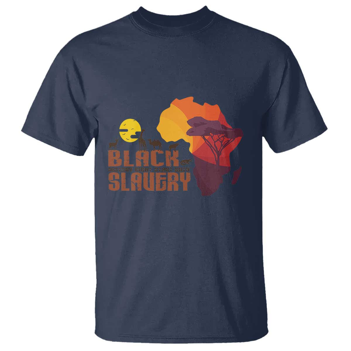 Black Pride T Shirt Black History Didn't Start With Slavery African American