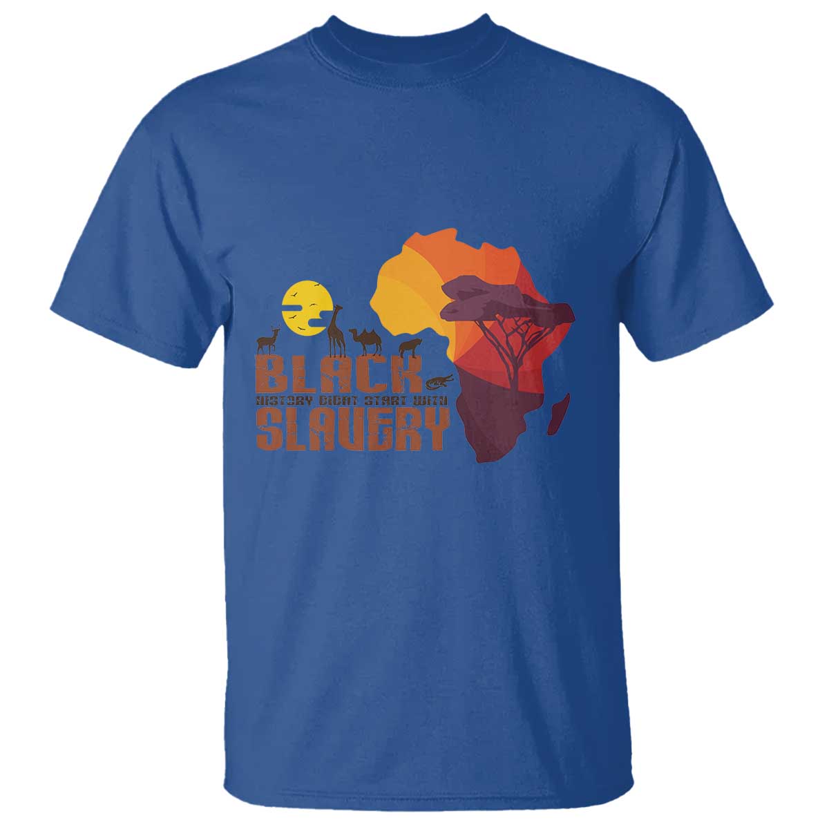 Black Pride T Shirt Black History Didn't Start With Slavery African American