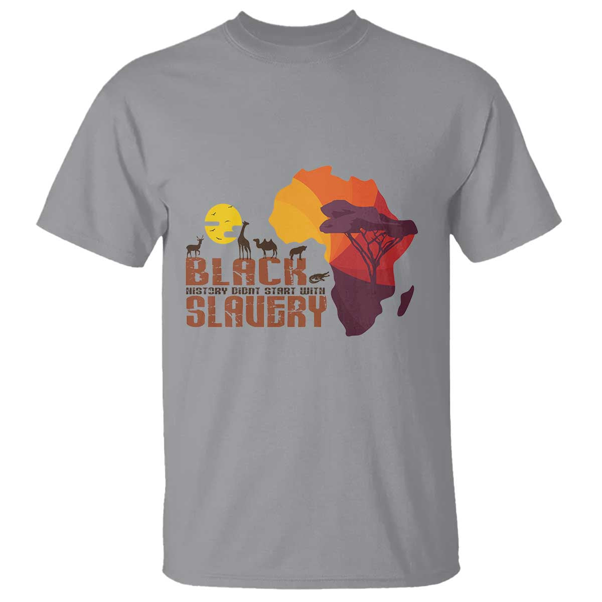 Black Pride T Shirt Black History Didn't Start With Slavery African American