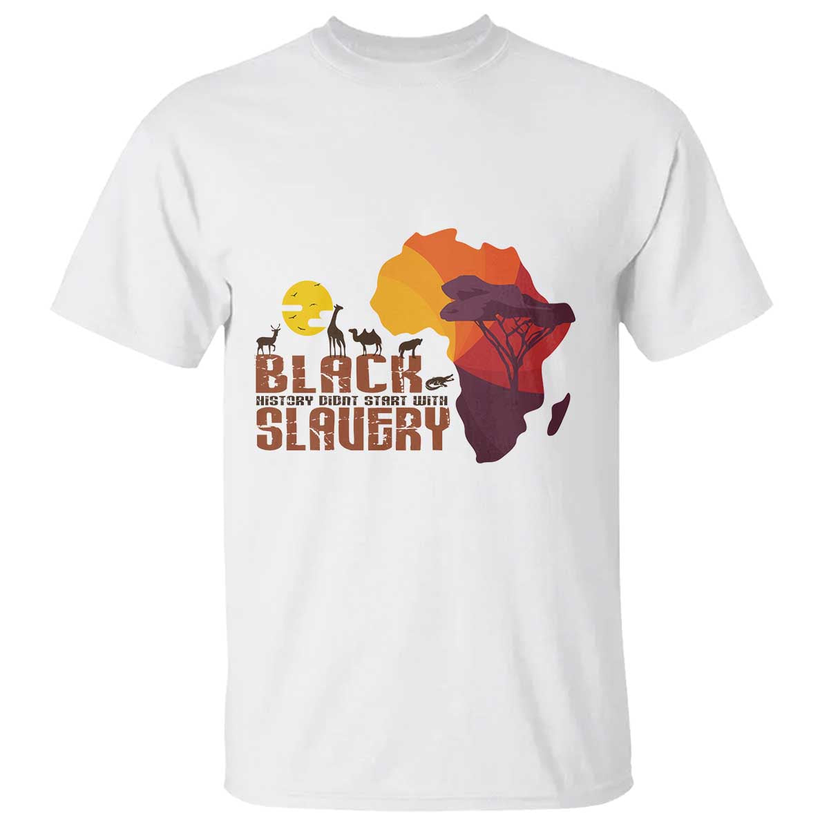 Black Pride T Shirt Black History Didn't Start With Slavery African American