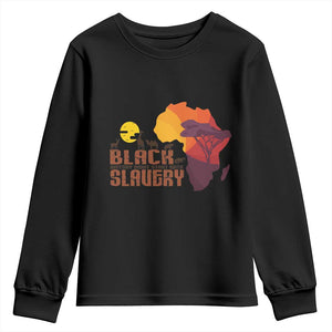 Black Pride Youth Long Sleeve Shirt Black History Didn't Start With Slavery African American