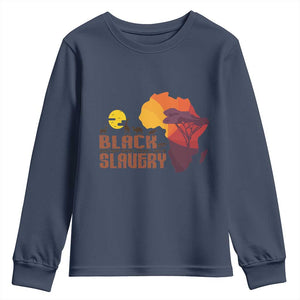 Black Pride Youth Long Sleeve Shirt Black History Didn't Start With Slavery African American