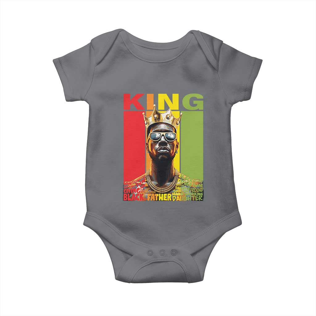 American Dad Baby Onesie Black History King Father Melanin African American
