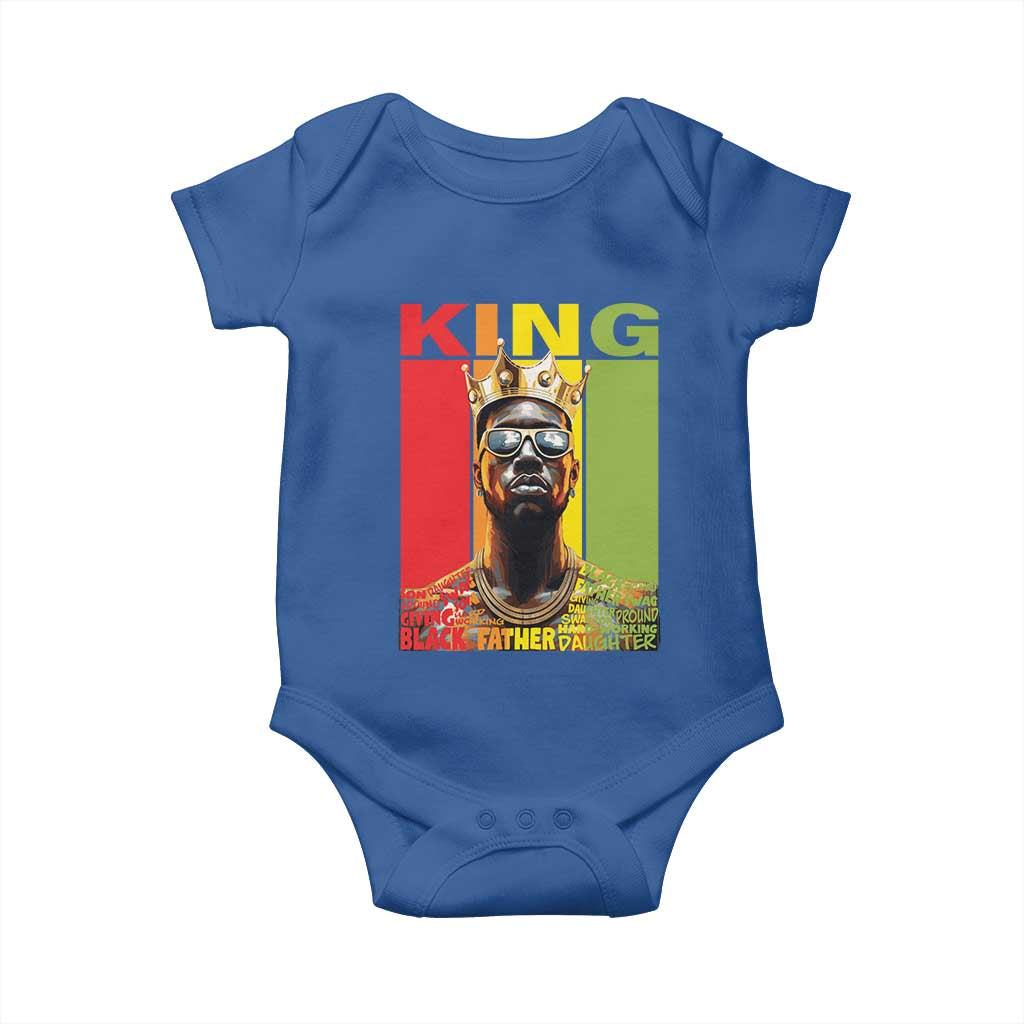 American Dad Baby Onesie Black History King Father Melanin African American
