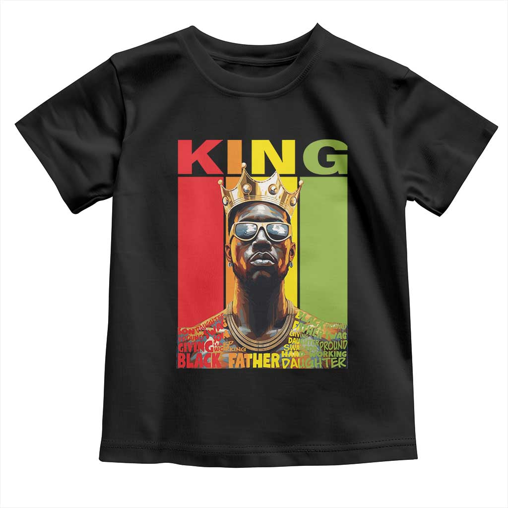 American Dad Baby Shirt Black History King Father Melanin African American