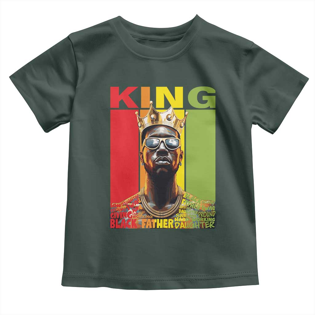 American Dad Baby Shirt Black History King Father Melanin African American