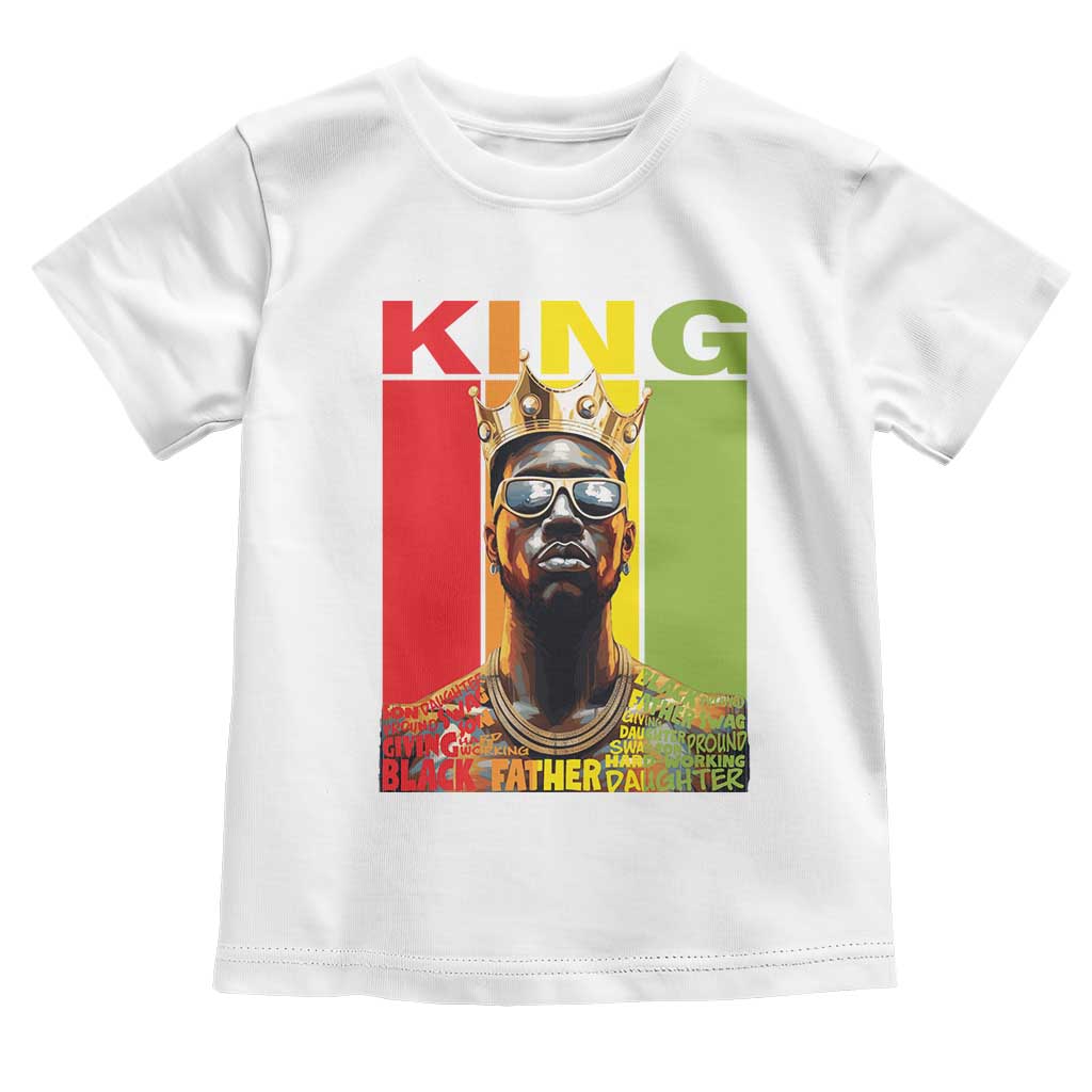 American Dad Baby Shirt Black History King Father Melanin African American