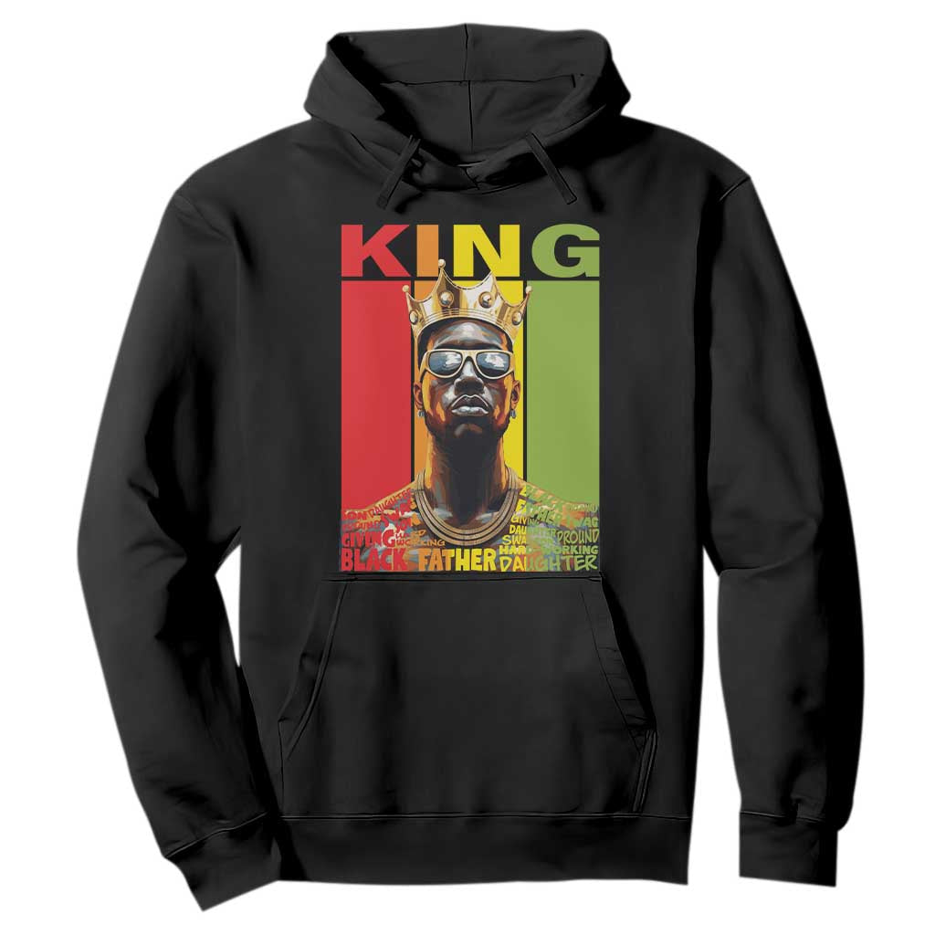 American Dad Hoodie Black History King Father Melanin African American