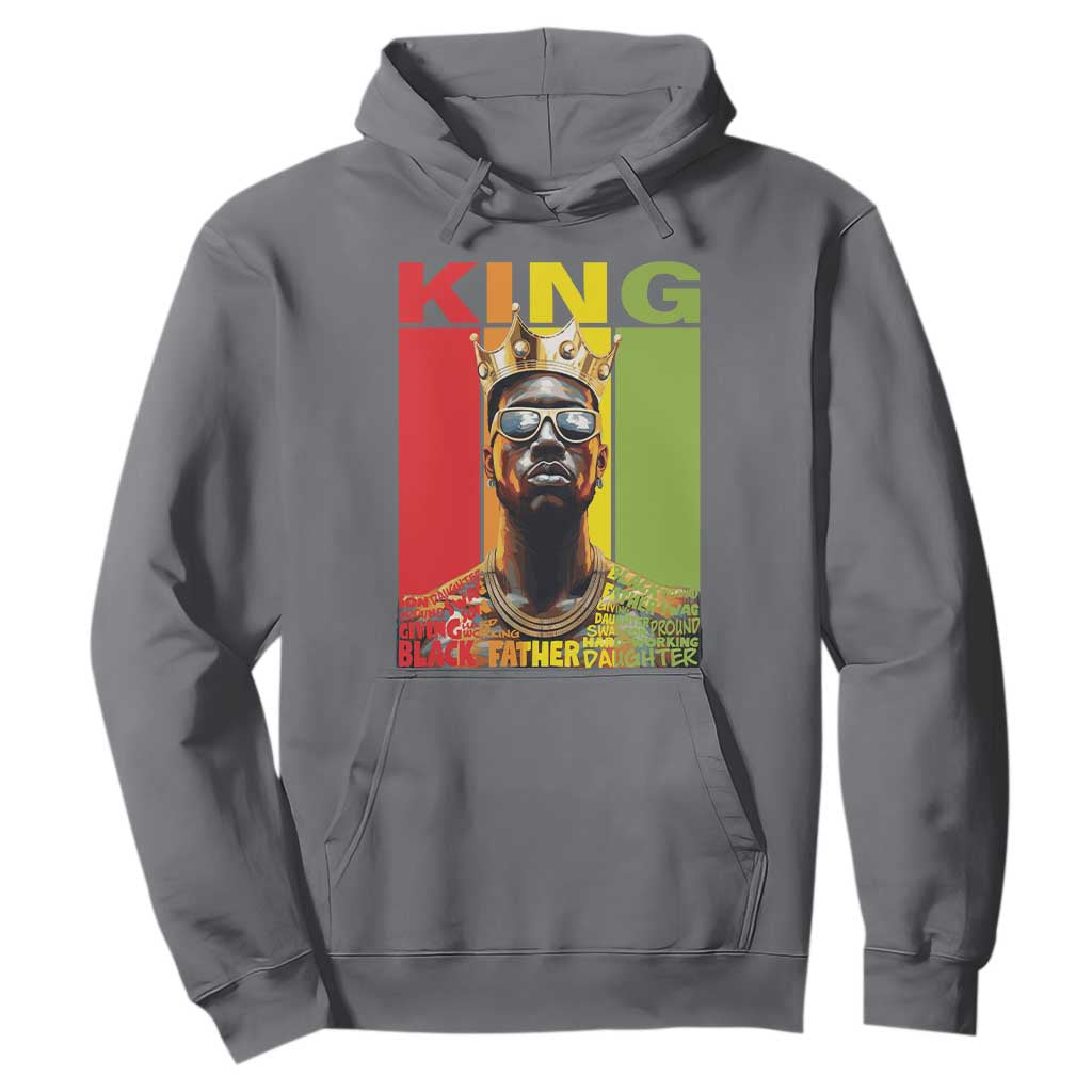 American Dad Hoodie Black History King Father Melanin African American