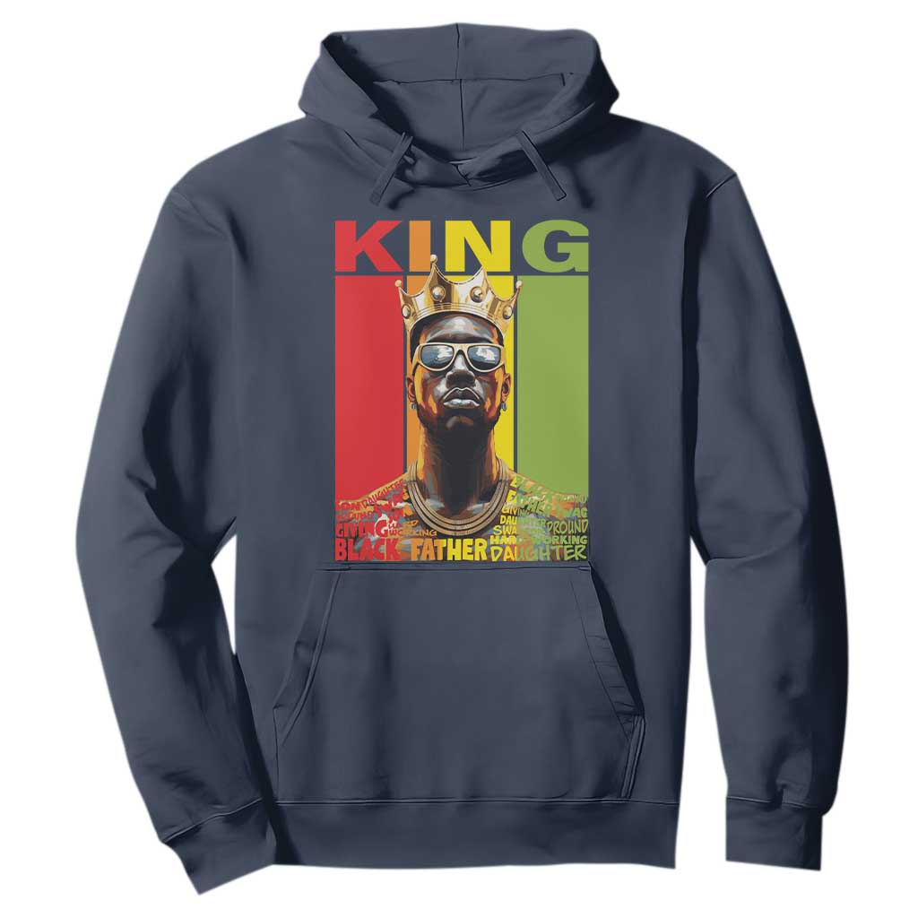 American Dad Hoodie Black History King Father Melanin African American