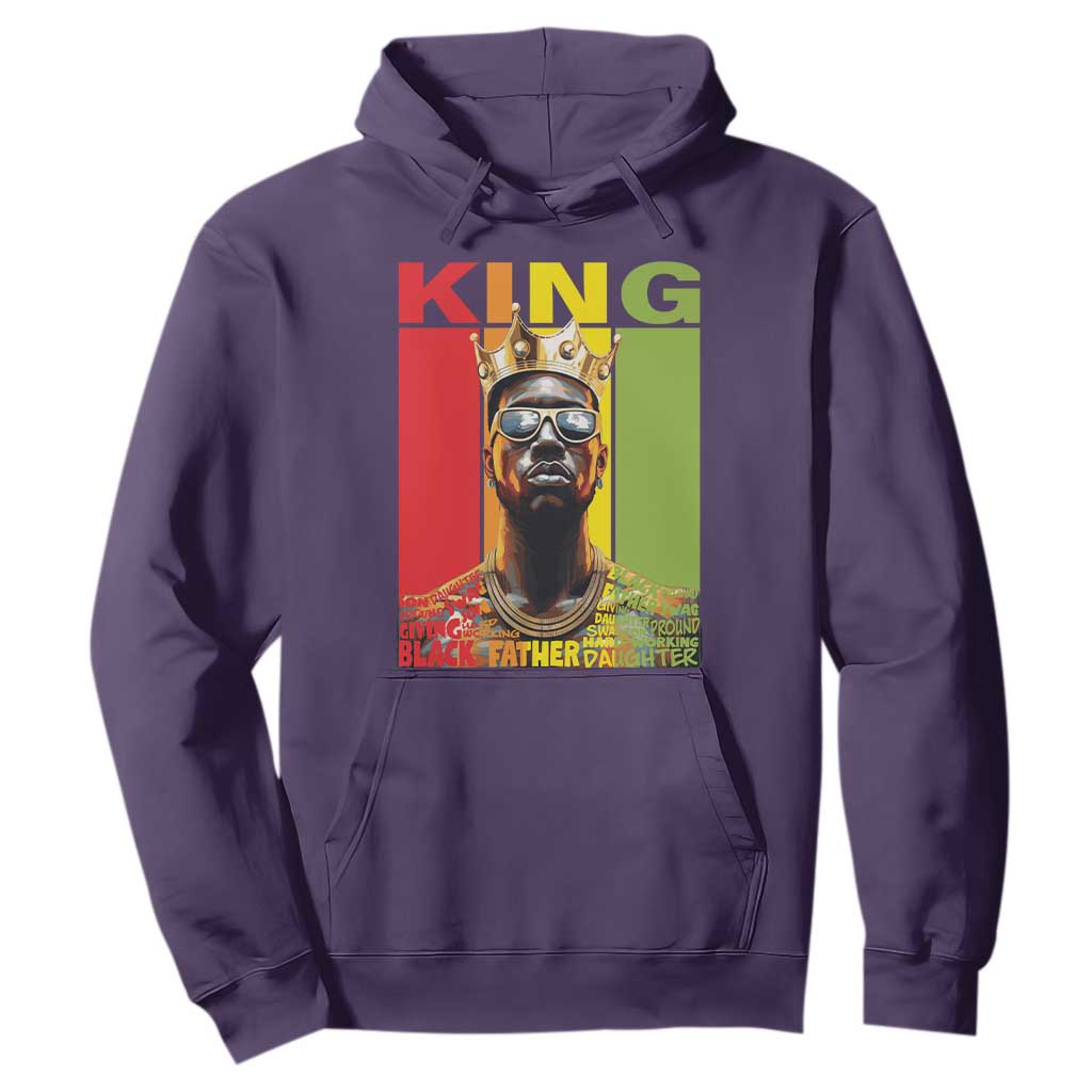 American Dad Hoodie Black History King Father Melanin African American