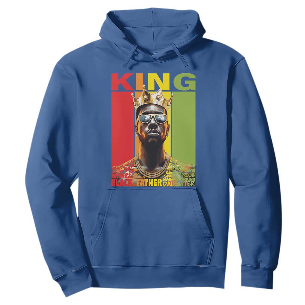 American Dad Hoodie Black History King Father Melanin African American