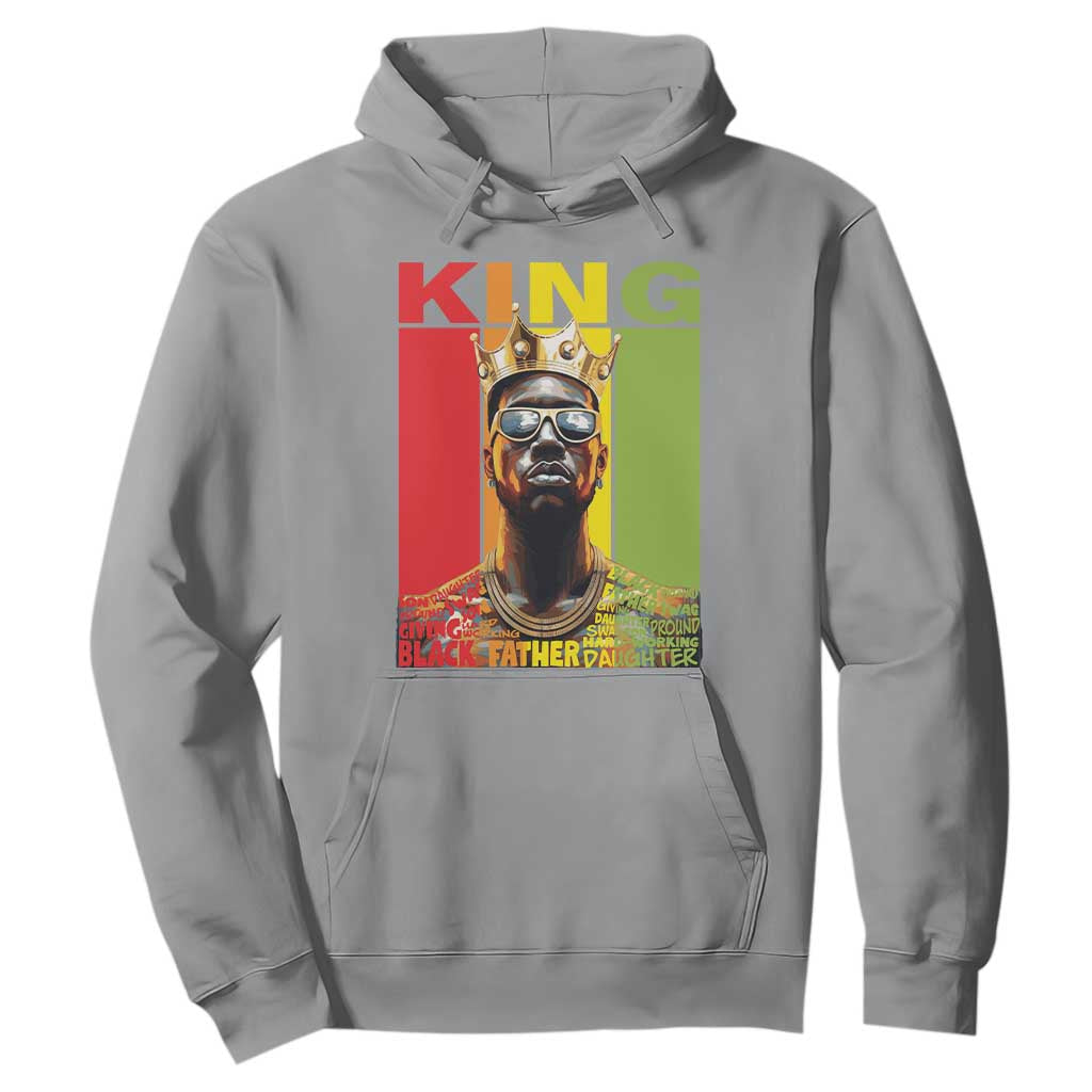 American Dad Hoodie Black History King Father Melanin African American