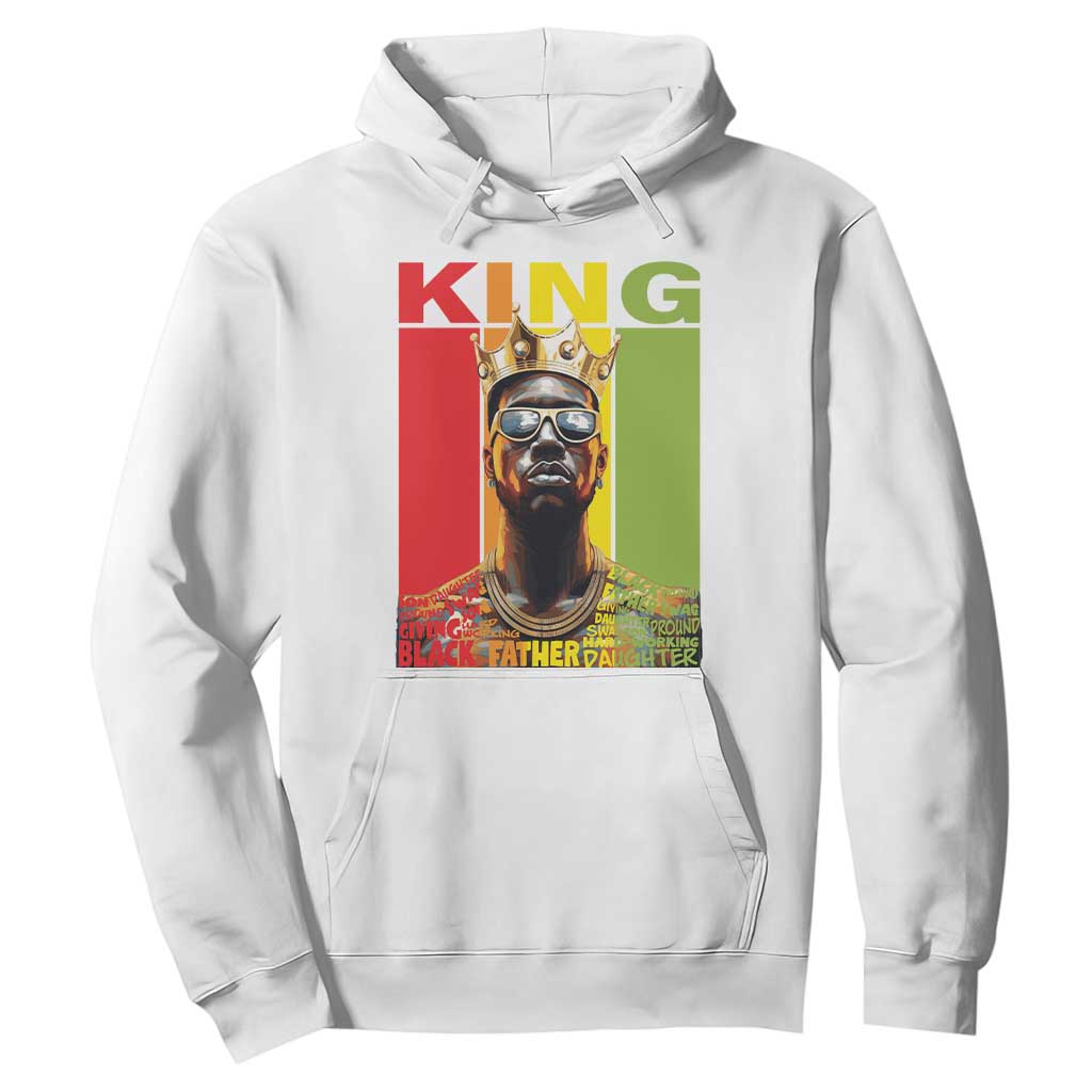American Dad Hoodie Black History King Father Melanin African American