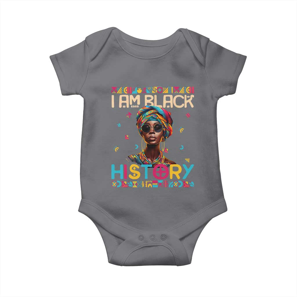 I Am Black History Baby Onesie African American Women Pretty