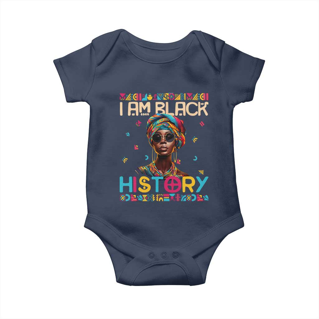 I Am Black History Baby Onesie African American Women Pretty