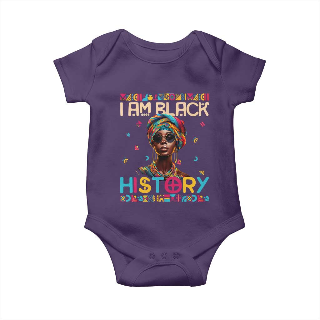I Am Black History Baby Onesie African American Women Pretty