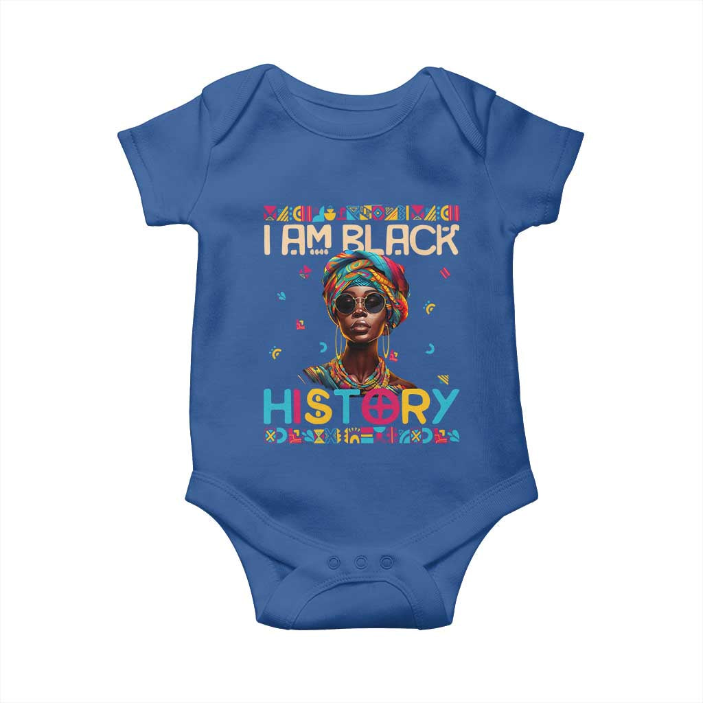 I Am Black History Baby Onesie African American Women Pretty
